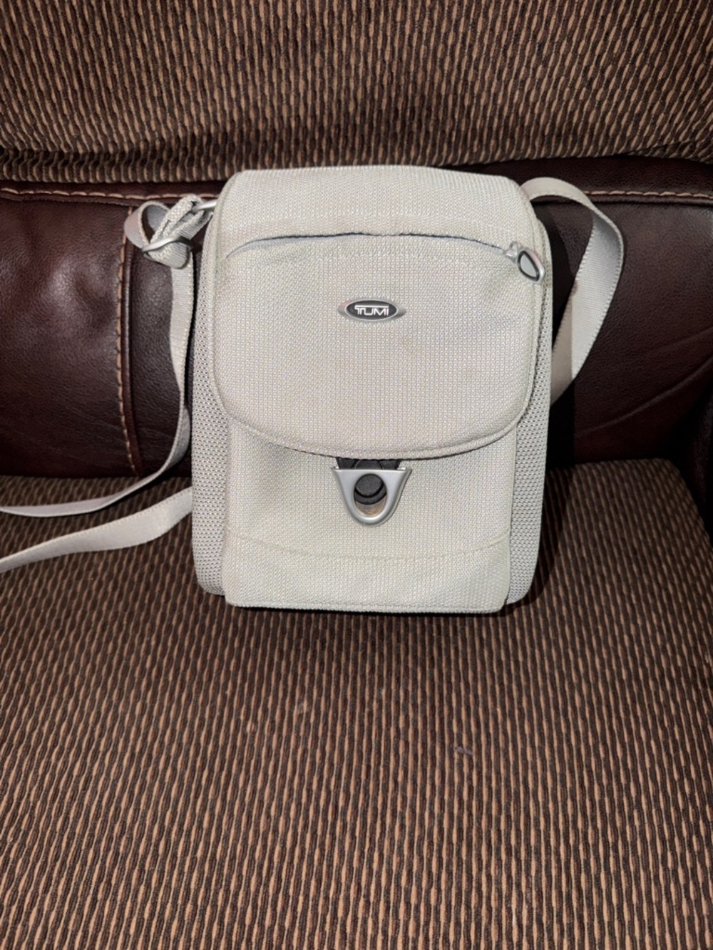 Tumi T3 Lexus Apex Tech Light Grey Luggage Travel Shoulder Bag